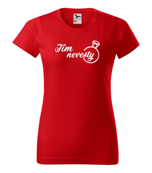 Dámske tričko Tím nevesty s prsteňom