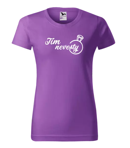 Dámske tričko Tím nevesty s prsteňom