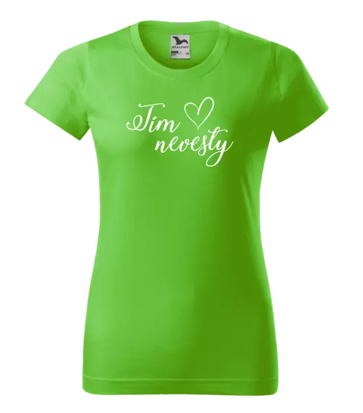 Dámske tričko Tím nevesty so srdiečkom