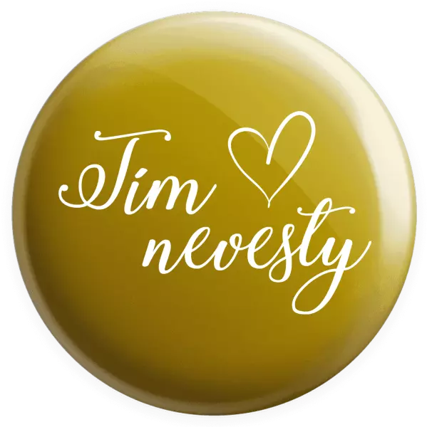 Placka Tím nevesty so srdiečkom