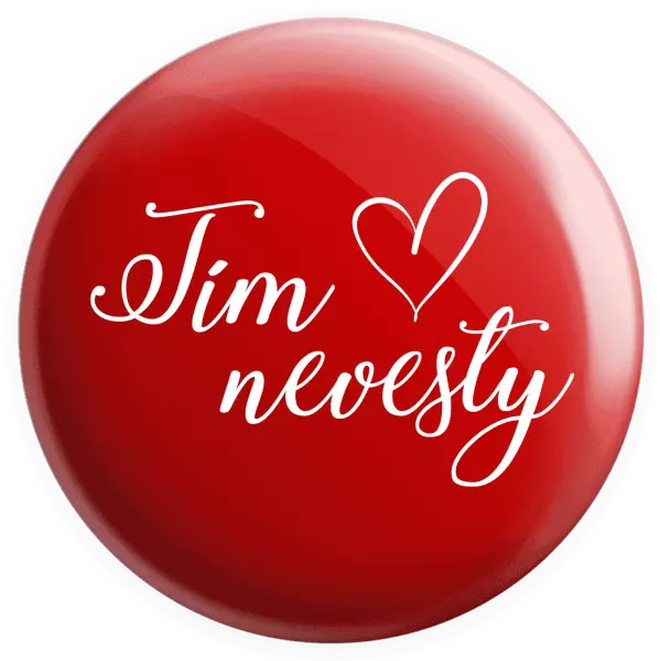 Placka Tím nevesty so srdiečkom