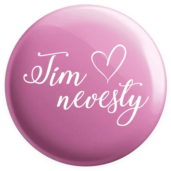 Placka Tím nevesty so srdiečkom