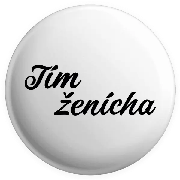 Placka Tím ženícha