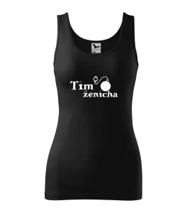 Dámske tielko Tím ženícha s guľou