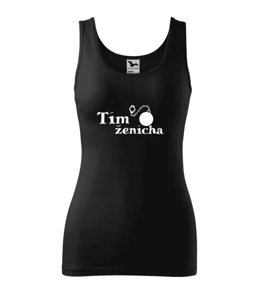Dámske tielko Tím ženícha s guľou