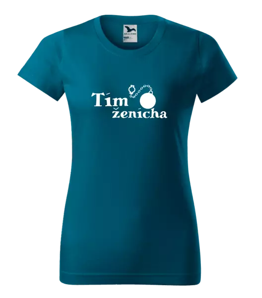 Dámske tričko Tím ženícha s guľou
