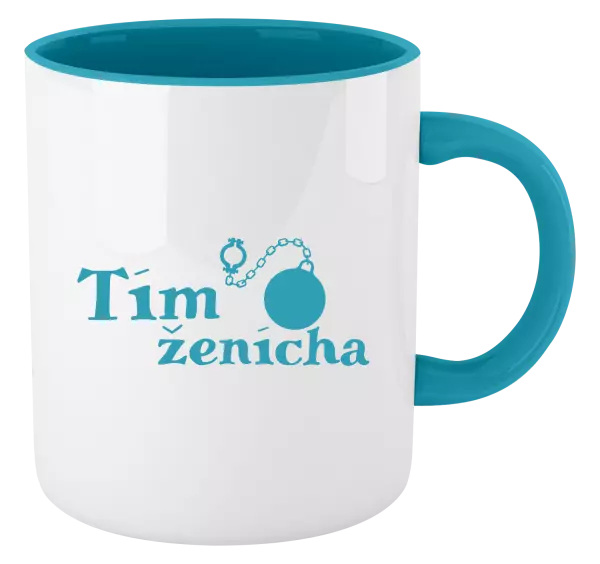 Hrnček  Tím ženícha s guľou