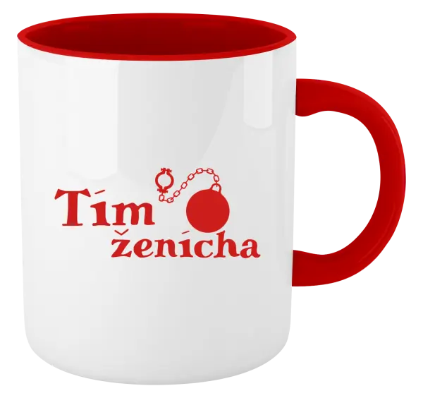 Hrnček  Tím ženícha s guľou