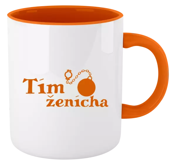 Hrnček  Tím ženícha s guľou