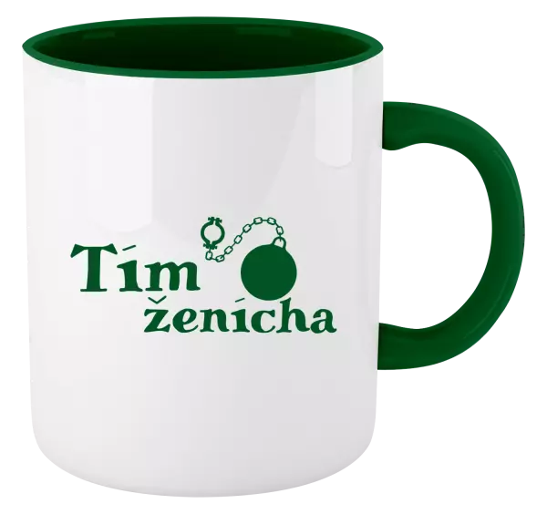 Hrnček  Tím ženícha s guľou