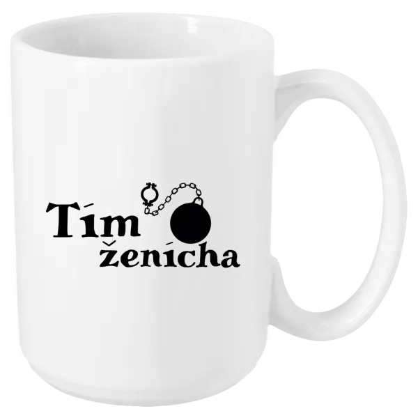 Hrnček Tím ženícha s guľou