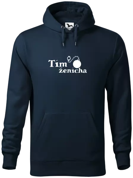 Pánska mikina Tím ženícha s guľou