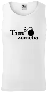 Pánske tielko Tím ženícha s guľou