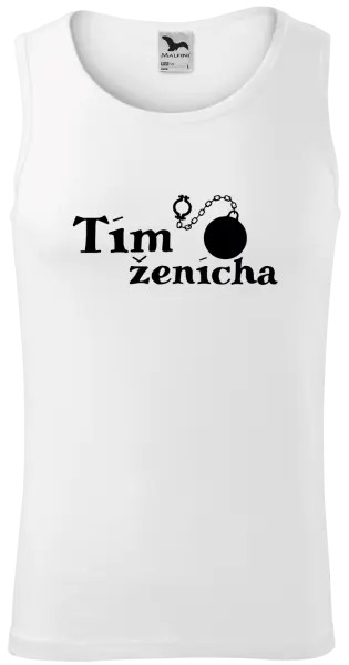 Pánske tielko Tím ženícha s guľou