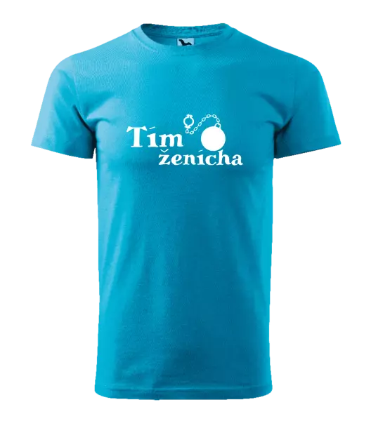 Pánske tričko Tím ženícha s guľou