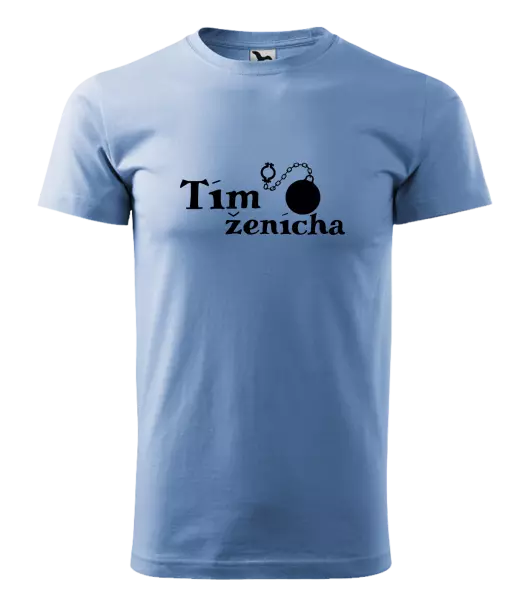 Pánske tričko Tím ženícha s guľou