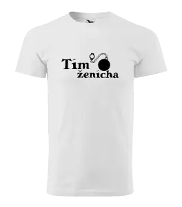 Pánske tričko Tím ženícha s guľou