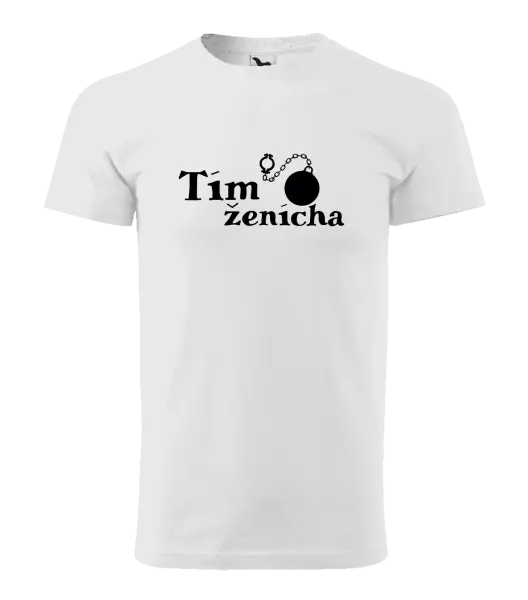 Pánske tričko Tím ženícha s guľou