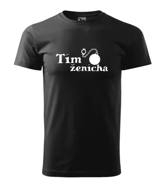 Pánske tričko Tím ženícha s guľou