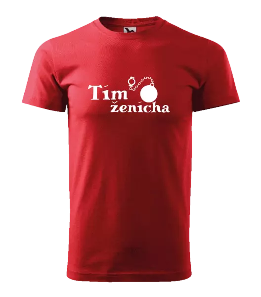 Pánske tričko Tím ženícha s guľou