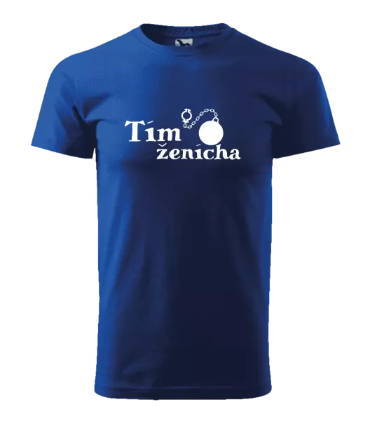 Pánske tričko Tím ženícha s guľou