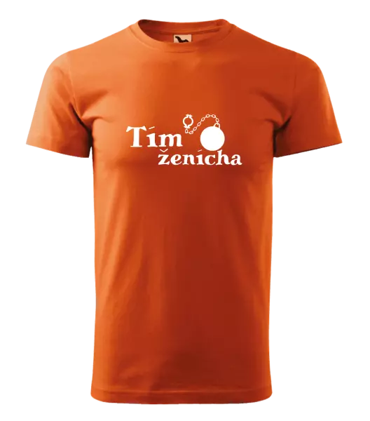 Pánske tričko Tím ženícha s guľou