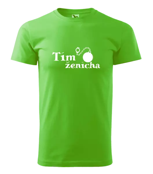 Pánske tričko Tím ženícha s guľou