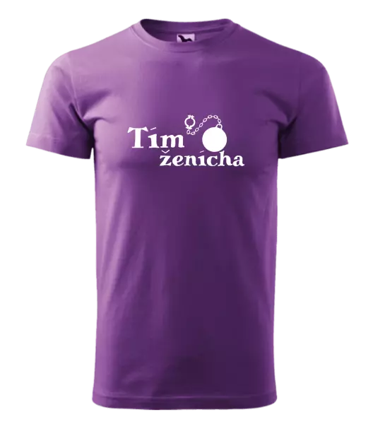 Pánske tričko Tím ženícha s guľou