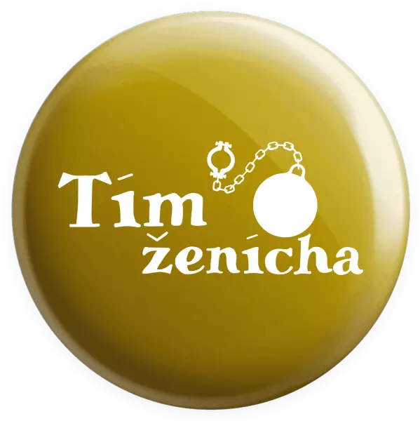 Placka Tím ženícha s guľou