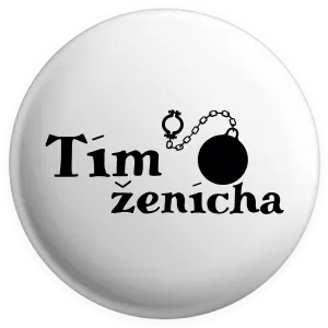 Placka Tím ženícha s guľou