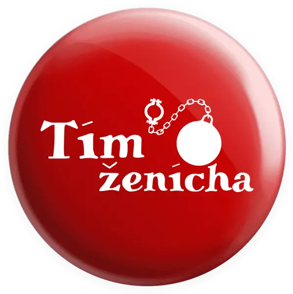 Placka Tím ženícha s guľou