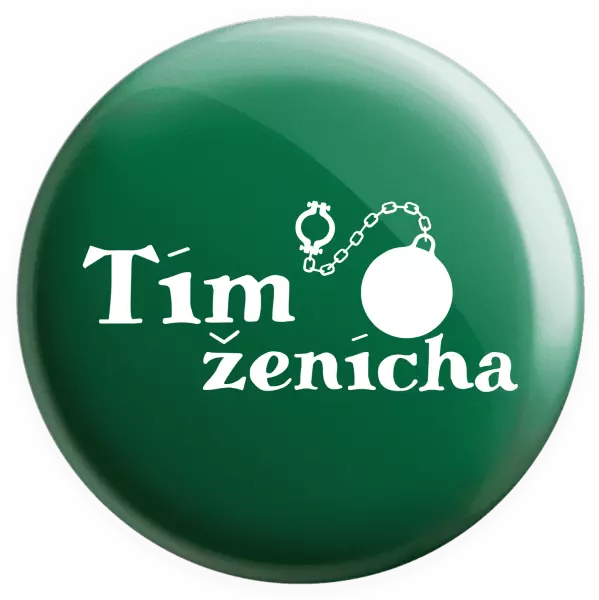 Placka Tím ženícha s guľou