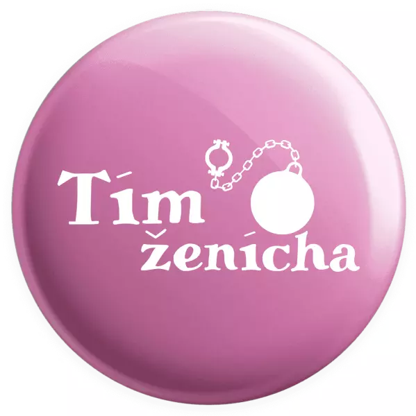 Placka Tím ženícha s guľou