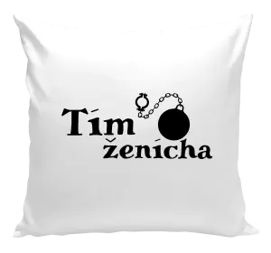 Vankúš Tím ženícha s guľou