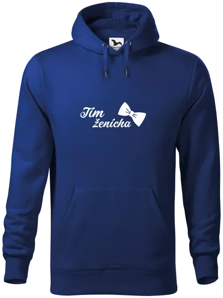 Pánska mikina Tím ženícha s motýlikom