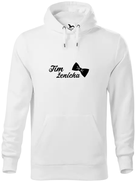 Pánska mikina Tím ženícha s motýlikom