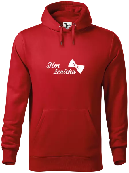 Pánska mikina Tím ženícha s motýlikom