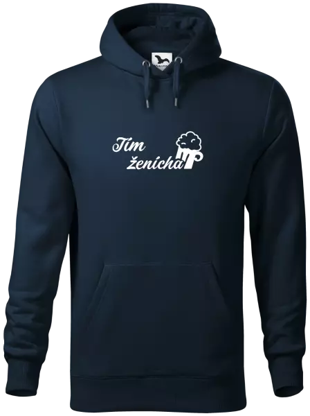 Pánska mikina Tím ženícha s pivom