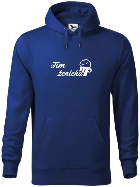 Pánska mikina Tím ženícha s pivom