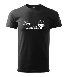 Pánske tričko Tím ženícha s pivom