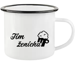 Plecháčik Tím ženícha s pivom