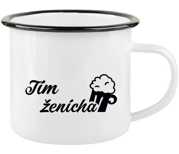 Plecháčik Tím ženícha s pivom