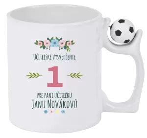 Hrnček Učiteľské vysvedčenie pre pani učiteľku