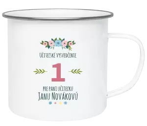 Plecháčik Učiteľské vysvedčenie pre pani učiteľku