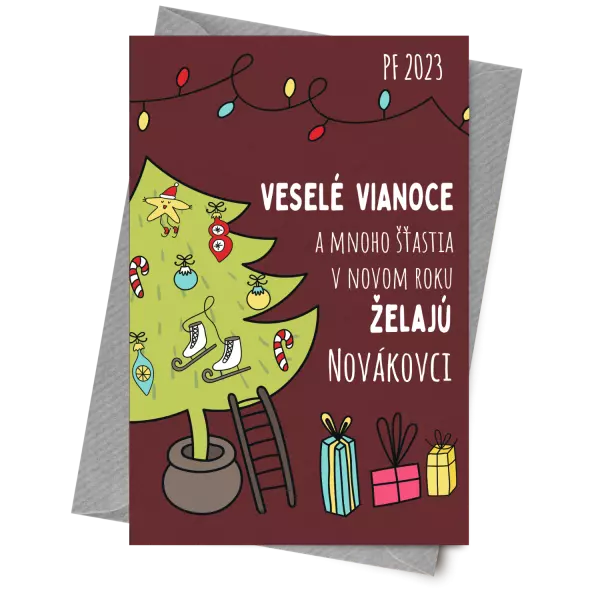 Papier 10 x 15 cm Vianoce