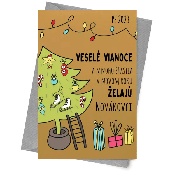 Papier 10 x 15 cm Vianoce