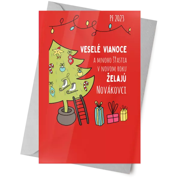 Plexisklo 10 x 15 cm Vianoce