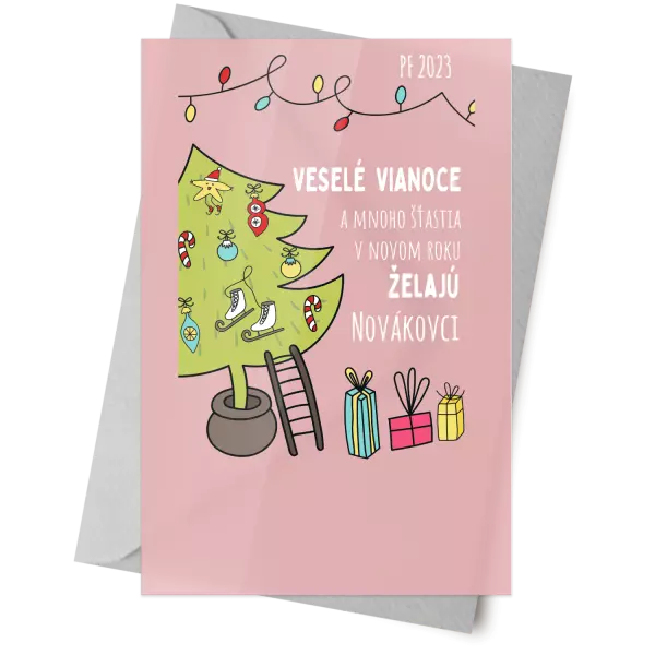 Plexisklo 10 x 15 cm Vianoce