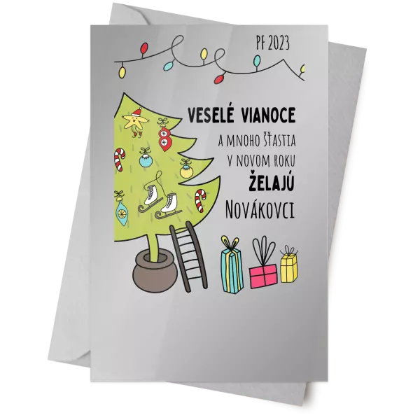 Plexisklo 10 x 15 cm Vianoce