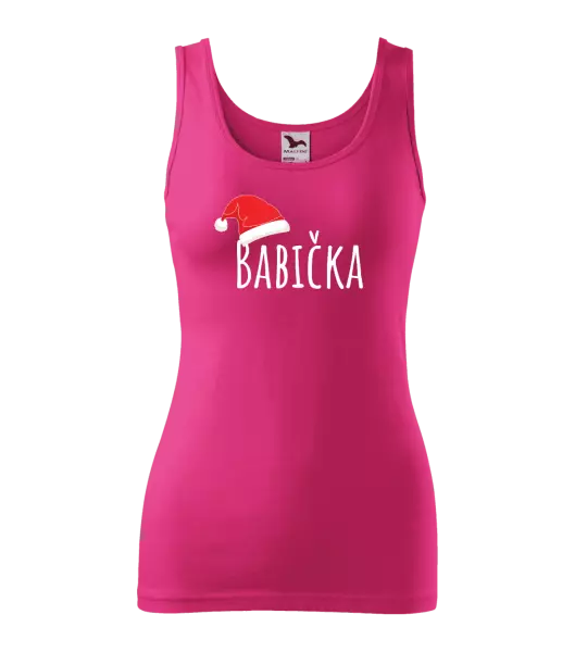 Vianočné tielko Vianočná čiapka - babička